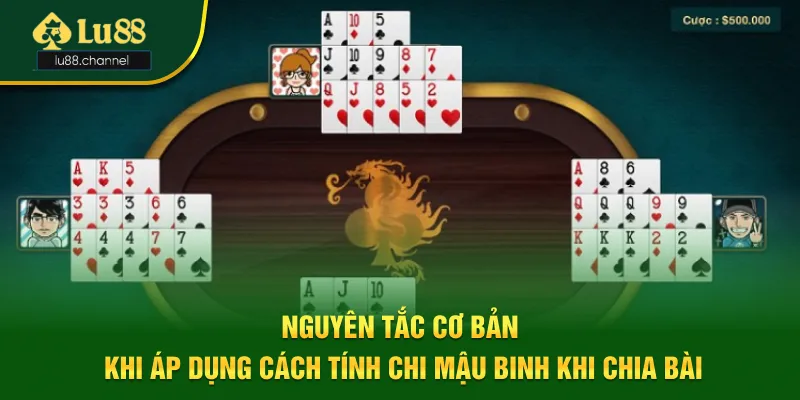 Nguyên tắc cơ bản khi bet thủ áp dụng cách tính chi mậu binh khi chia bài